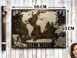 Скретч карта мира My Map Chocolate