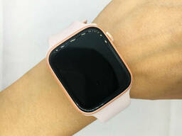 Смарт часы Smart Watch W78Pro пудровые ( код: IBW730P )