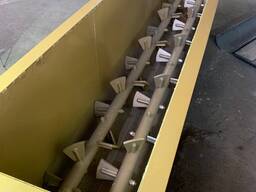 Смеситель двухвальный для подготовки сырья к брикетированию, грануляции, пеллетированию