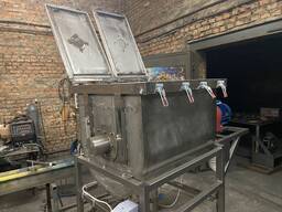 Змішувачі стрічкові для харчових продуктів цукру, пудри, кави, 200 літрів 4кВт