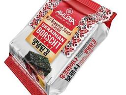 Снеки Чипсы Нори со вкусом украинского борща 4,5 г Akura
