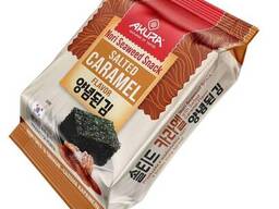 Снеки Чипсы Нори Соленая Карамель 4,5 г Akura