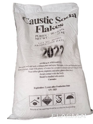 Сода каустична Туреччина суха мішок 25 кг