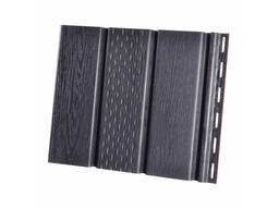 Софіти Рейнвей/ Панель софіту з перфорацією 300x3000 (0.9 м2) графітова