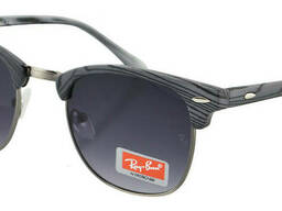 Солнцезащитные очки Ray Ban Clubmaster 3016 60-14-130 C9 градиент (реплика)
