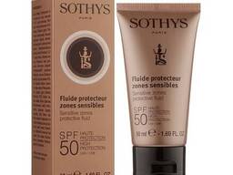 Sothys Сонцезахисний флюїд для обличчя SPF50 Sensitive Zones Protective Fluid 50 мл