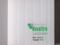 Сотовый поликарбонат Novattro белый (молочный) 2,1х6 м ,6 мм