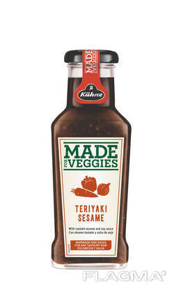 Соус Kühne MADE FOR MEAT Teriyaki Sesam Терияки Кунжут 235 мл.