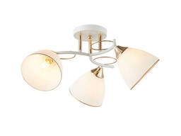 Современная потолочная люстра на 3 лампы белая Sirius (196396/3)