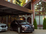Современный навес для двух автомобилей - фото 2