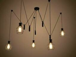 Современный светильник в стиле Лофт. Люстра. Паук , Скидка!