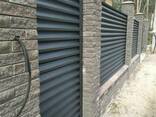 Забор Жалюзи купить тип Стандарт 60/100мм двухслойная ламель двухстороннее покрытие - фото 1