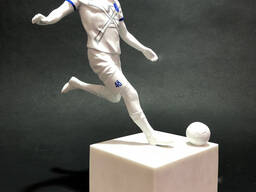 Создание статуэток футболистов по фотографии