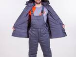 Спецодежда зимняя - Костюм зимние Север на Флисе серый от производителя - фото 3