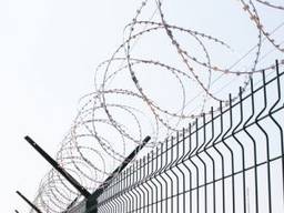 Спиральный барьер ограждения