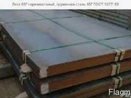 Стальной лист горячекатаный Ф- 2,5 мм (65Г)