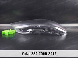 Стекло фары Volvo S80 (2006-2016) II поколение правое