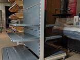 Стелаж перфорований двосторонній бу, острівний двохсторонній стелаж перфорація бу, стелажі - фото 3