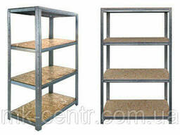 Стеллаж металлический 4 полки ОСБ 1500*700*310 мм для балкона, гаража, подвала, склада. ..