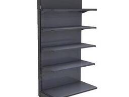 Стеллаж односторонний 1000х1930 мм 5 полок приставной черный