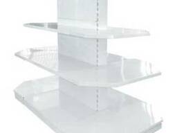 Стеллаж островной в центр торгового зала для магазина