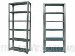 Стеллажи металлические разборные на болтовом соединении 2500*900*400, 6 полок сталь - фото 3