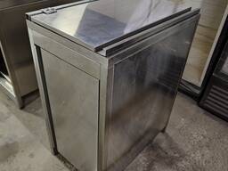 Стіл тумба із нержавійки б у, стіл нержавійка бу, смітник нержавіючий бу