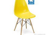 Стілець жовтий пластиковий Тауер Вуд - фото 2