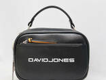 Стильная женская кожаная (кожа искусственная) сумка / David Jones / Дэвид Джонс