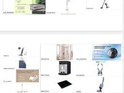 Stock mix electronics, home, furniture