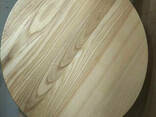 Столешница деревянная круглая Сосна масло/лак, 40мм, - фото 1