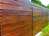 Забор паркан огорожа дерев'яний деревянный секції з дошки доски