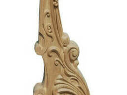 Стовп різбленний дубовий 110х280х1100 мм / Тип-1