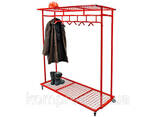 Стойка для хранения боевой одежды ТИП-2 1750*700*1800 с вешалками красн Kompred OL506/1 - фото 3