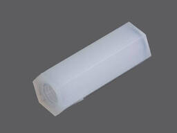 Стойка пластиковая гайка/гайка М4х45 (FF), белая