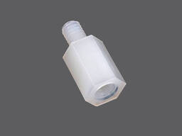 Стойка пластиковая гайка/винт М3х7+6 (FM), белая