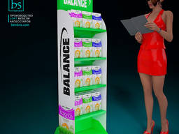 Стойка торговая металлическая разборная