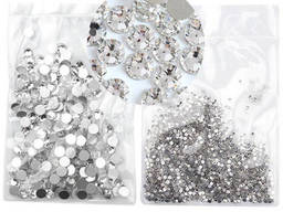 Стразы для ногтей Swarovski Crystal Silver SS8, камни. ..