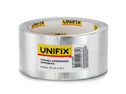 Стрічка клейка алюмінієва армована 50мм 10м Unifix