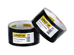 Стрічка клейка армована чорна 50мм*5м Unifix
