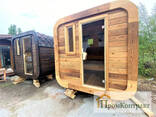 Sauna Cube Quadro Old Wood 2x2m Thermowood Production