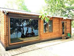 Баня деревянная из профилированного бруса 62,0 м кв