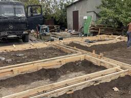 Строительство ленточного фундамента Киев