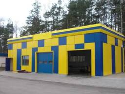 Строительство СТО из ЛСТК технология БМЗ