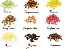 Стружка шоколадная в ассортименте, шоколадный декор