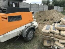 Машинная Стяжка - полусухим способом