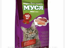 Сухой корм для котов Муся со вкусом микс 10 кг