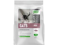 Сухий корм Cats Fish (риба) для стерилізованих котів 5кг
