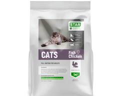Сухий корм StarDeyl Cats Fish & Chicken (курка риба) для котів 5кг