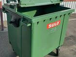 SULO пластиковий контейнер для сміття 1100 л. кришка в кришці - фото 3